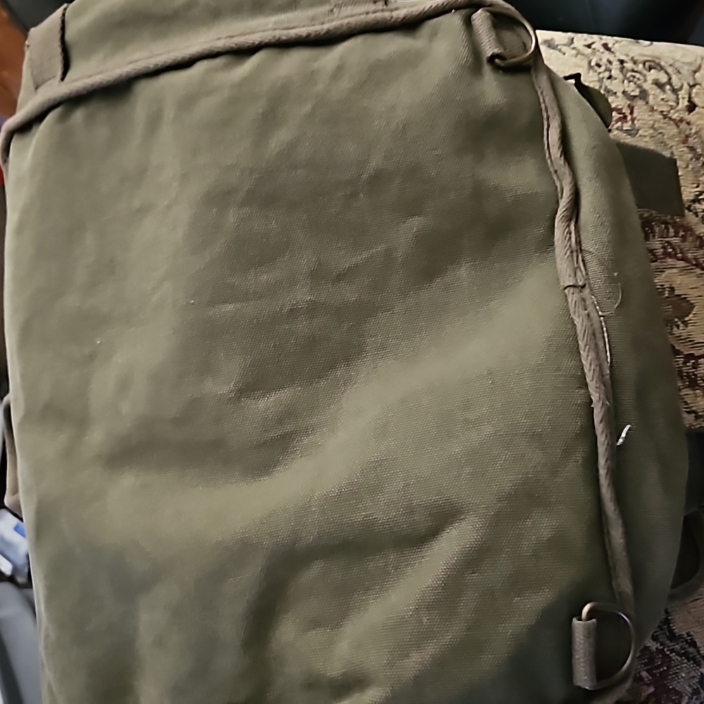 Element Vintage Messenger Bag, olive green, great condition - Picture 5 of 10